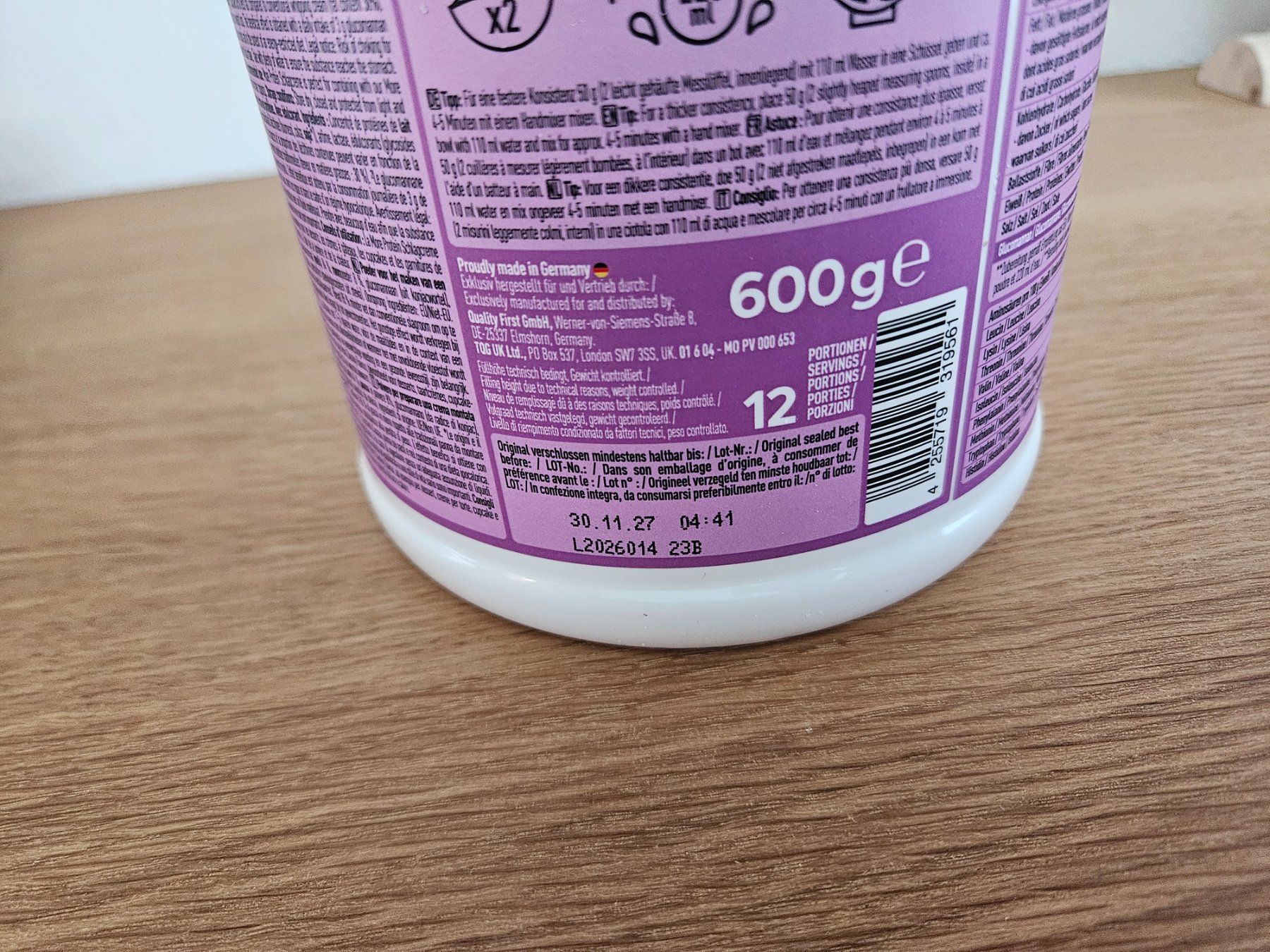 More Nutrition Lebensmittel & Spezialitäten: More Protein Schlagcreme – Gebraucht aus Emmenbrücke von Si_8 1