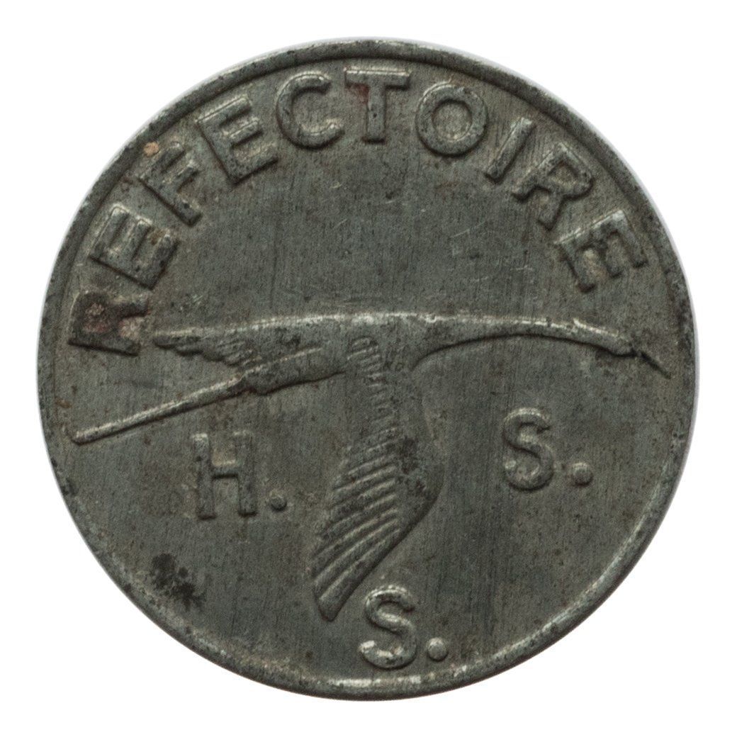 Medaillen: 20 Cts. Refectoire H.S.S. Hispano Suiza – Gebraucht aus Rotkreuz von Swiss-Coins