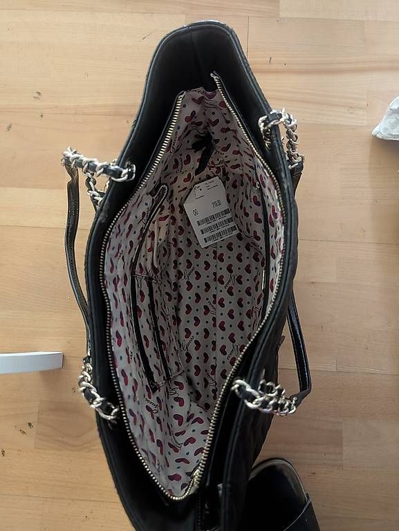 Borse da donna: Guess Handtasche, Leder schwarz – Usato da Tobel venduto da Streetfroggy 2