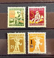 Lot T. Suisse Pro Juventute 1927/Tell, Neuf