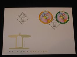 CIO Blumen FDC Nr. 1 + 2 Sydney 2000