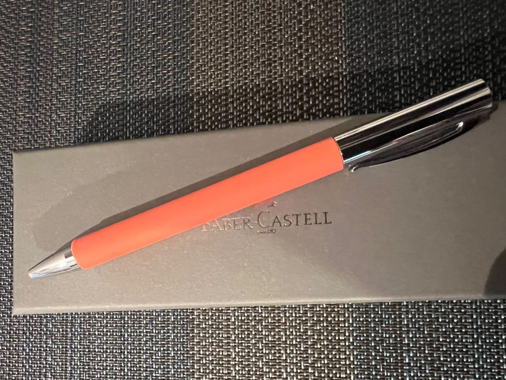 Faber-Castell Penna & Evidenziatori: Faber-Castell Ambition Kugelschreiber Orange – Nuovo e nell'imballaggio originale da Kreuzlingen venduto da as2_52nm 1