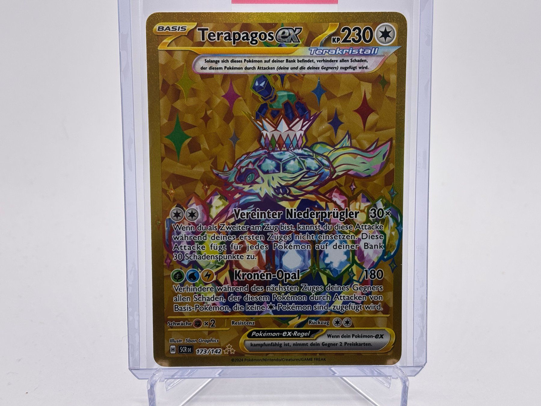 Pokémon Carte collezionabili: Stellarkrone - Terapagos ex  (SCR 173) - DE – Nuovo (secondo la descrizione) da Allschwil venduto da Bullach