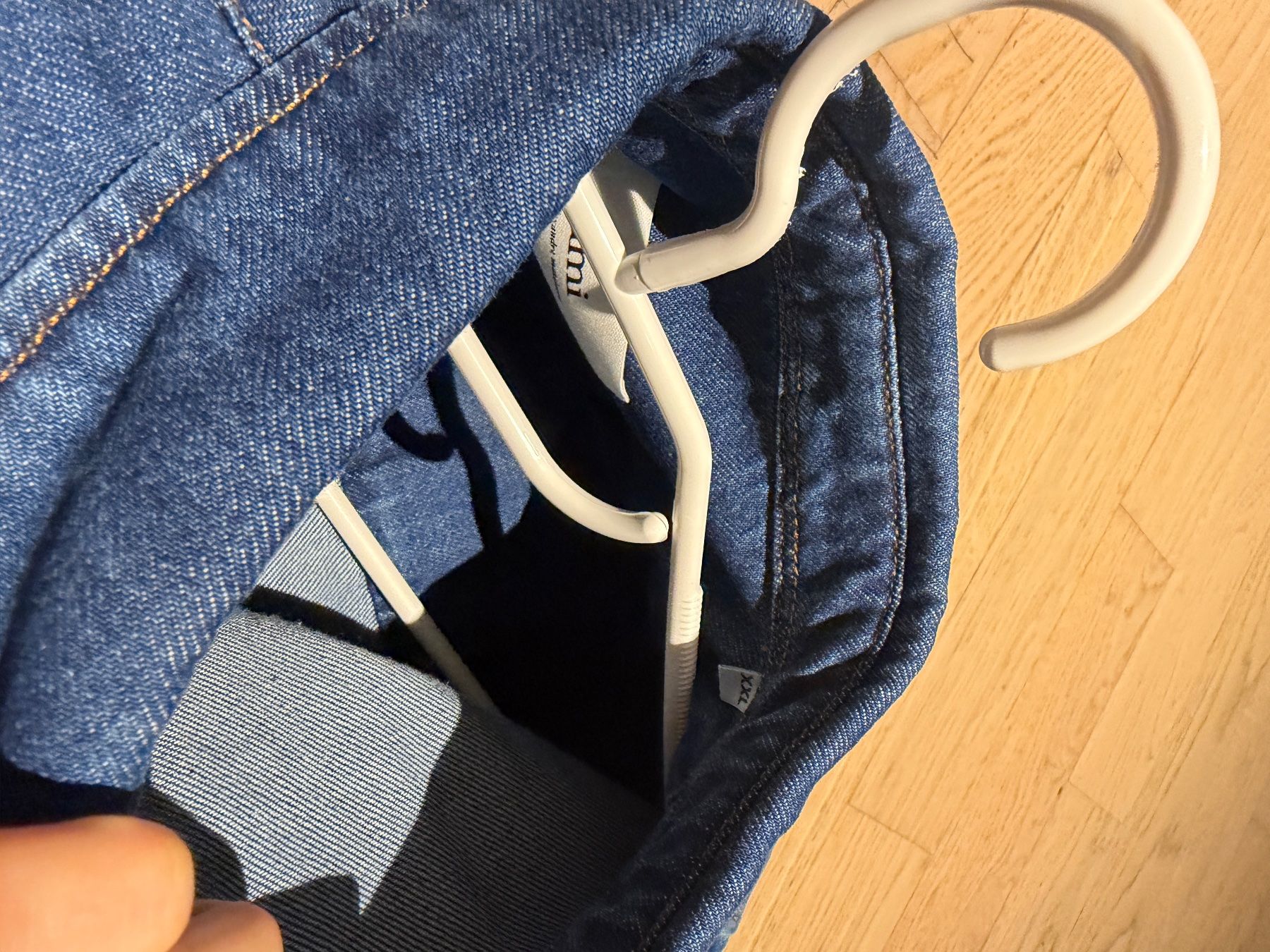 Camicie: AMI DE COEUR HEMD AUS BLAUER DENIM-BAUMWOLLE – Nuovo (secondo la descrizione) da Hettlingen venduto da blu_tb6z 3