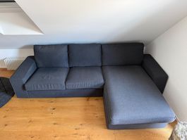 Bequemes Ecksofa IKEA KIVIK dunkelgrau – 2.8m x 1.65m