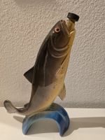 Vintage Garnier Porzellan-Flasche Forelle / Fisch-Karaffe