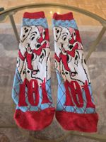 🧦 101 Dalmatiner Socken | hellblau & rot