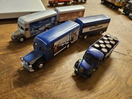 3 Auto Modelle alter Brauerei-LKW-Modelle - Rarität! (B1)
