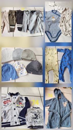 Jungen Kleider Packet 17 Stk. Grösse 74