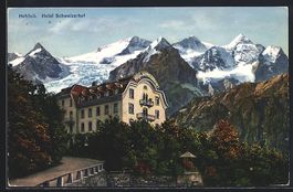 Hohfluh, Das Hotel Schweizerhof gegen di