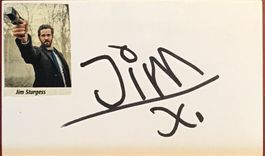 Jim Sturgess Autogramm signiert Karte m.Bild 8x13cm