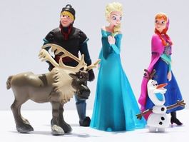 5 ELSA UND ANNA FIGUREN - EISKÖNIGIN - FROZEN - FROZEN 2