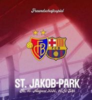 FC Basel - FC Barcelona 2 Tickets D2 Parkett Reihe 17