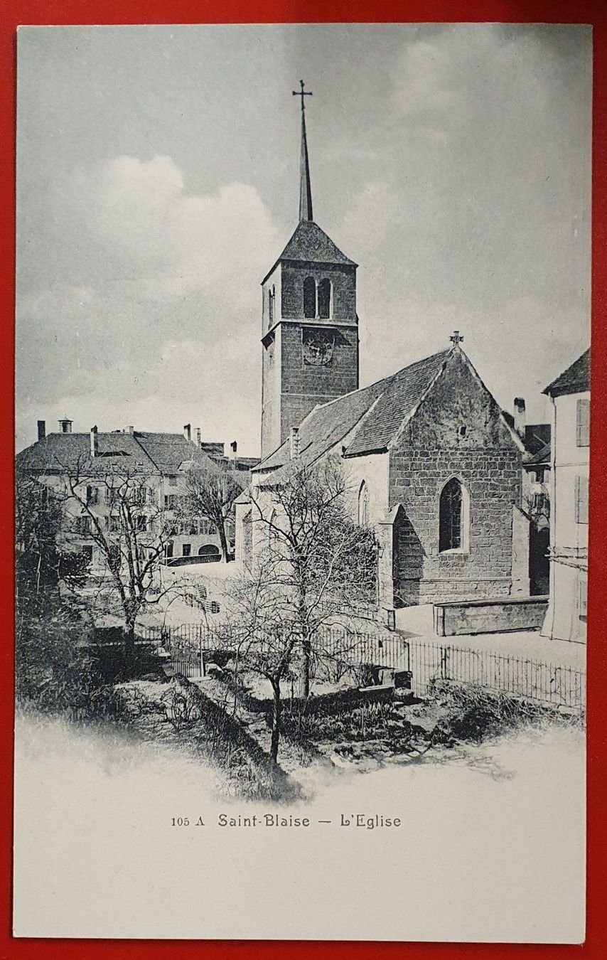 Cartoline postali: Sain-Blaise - l`Eglise – Usato da Kreuzlingen venduto da Rschweiz1