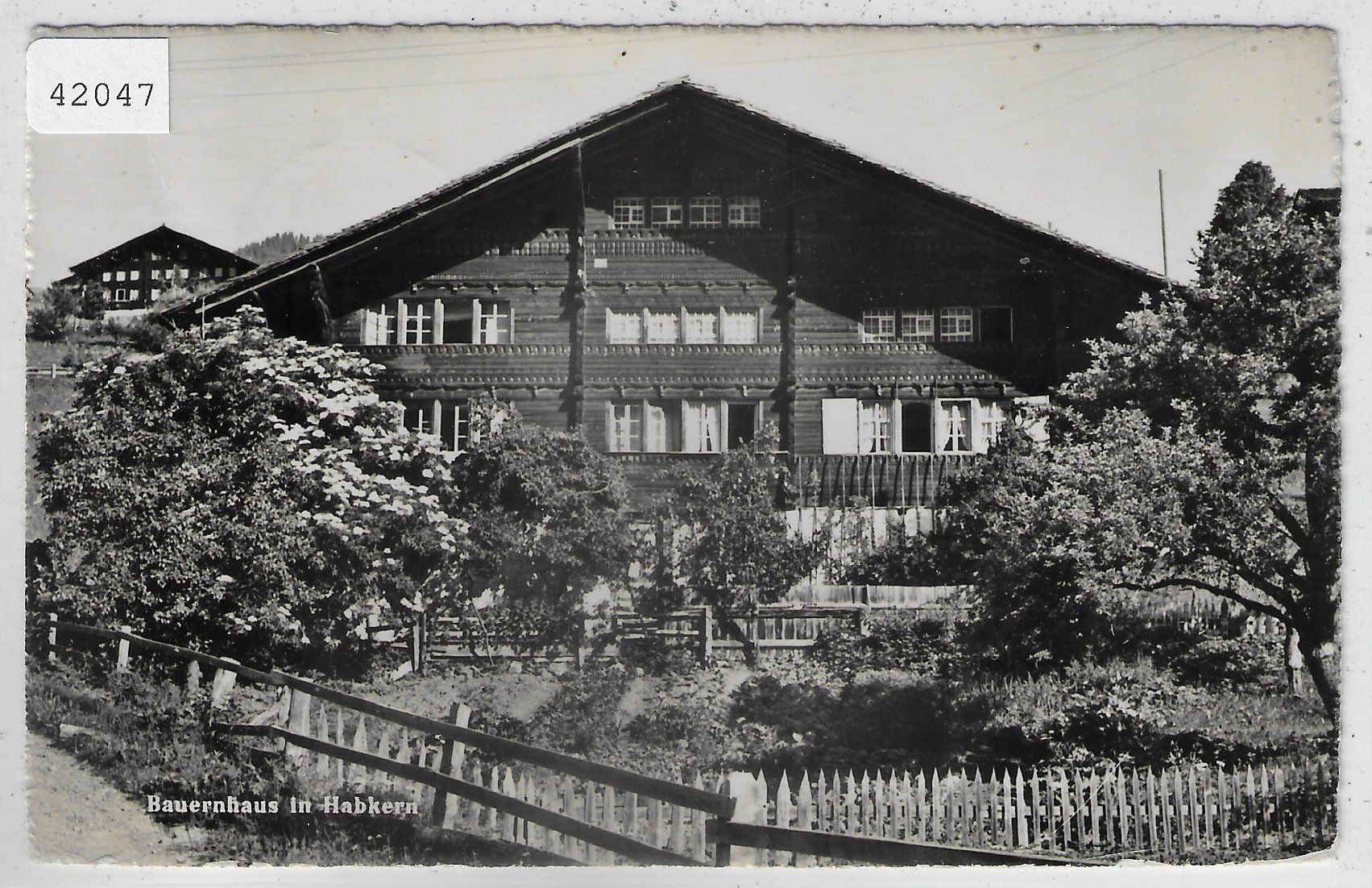 Ansichtskarten: Bauernhaus in Habkern – Gebraucht aus Ettingen von Kartenplanet