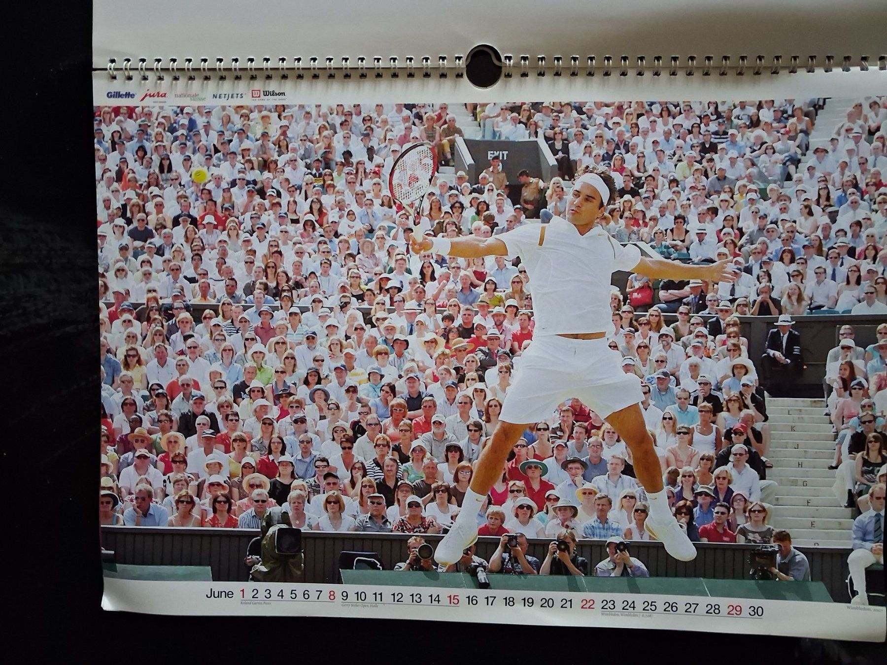 Kalender: Calendar Roger Federer - 2008 – Gebraucht aus Cartigny von pgc_fk9s 2