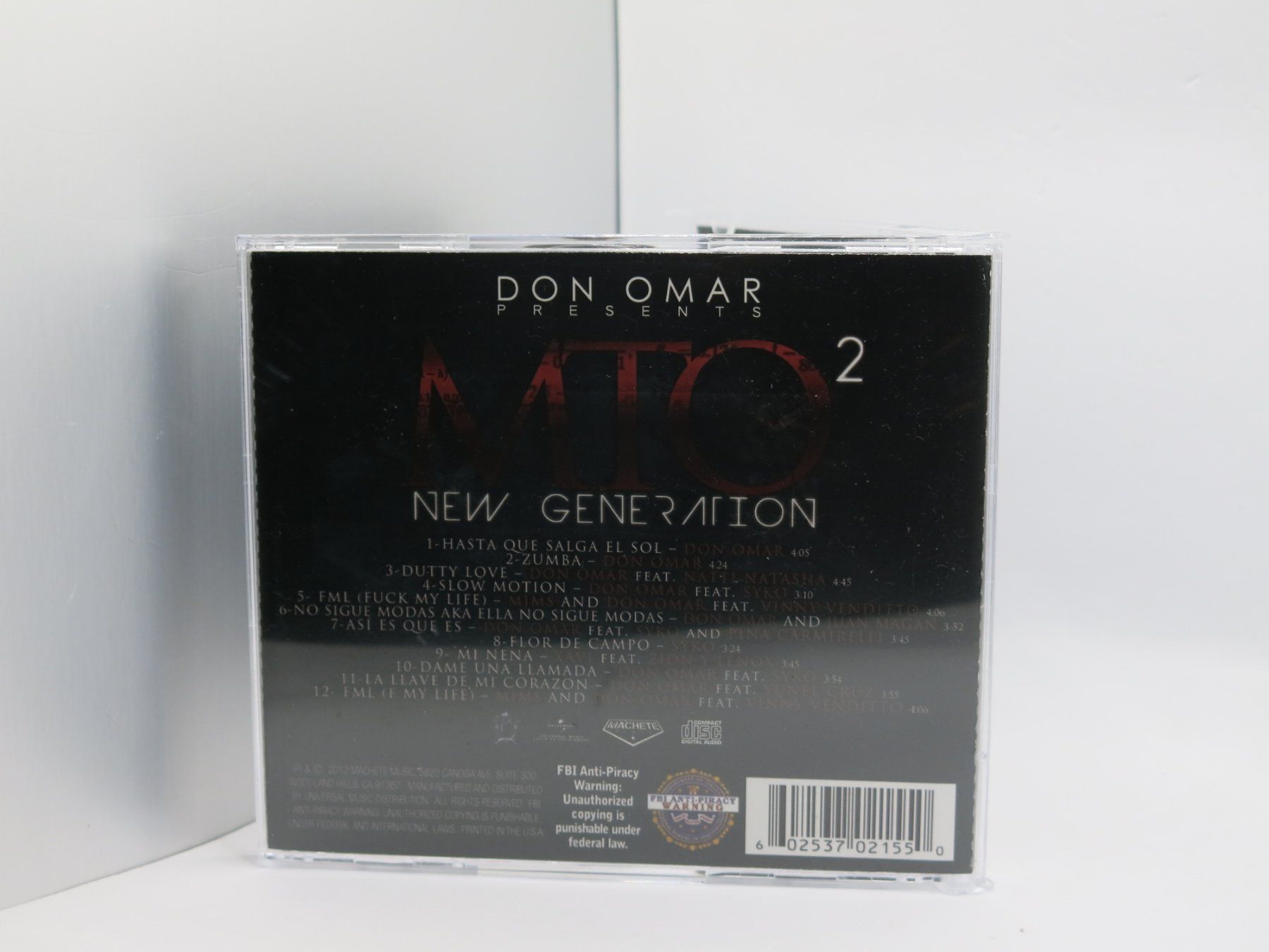 CD: USA CD Don Omar Presents MTO²: New Generation – Usato da Ernetschwil venduto da luisvonerni 2