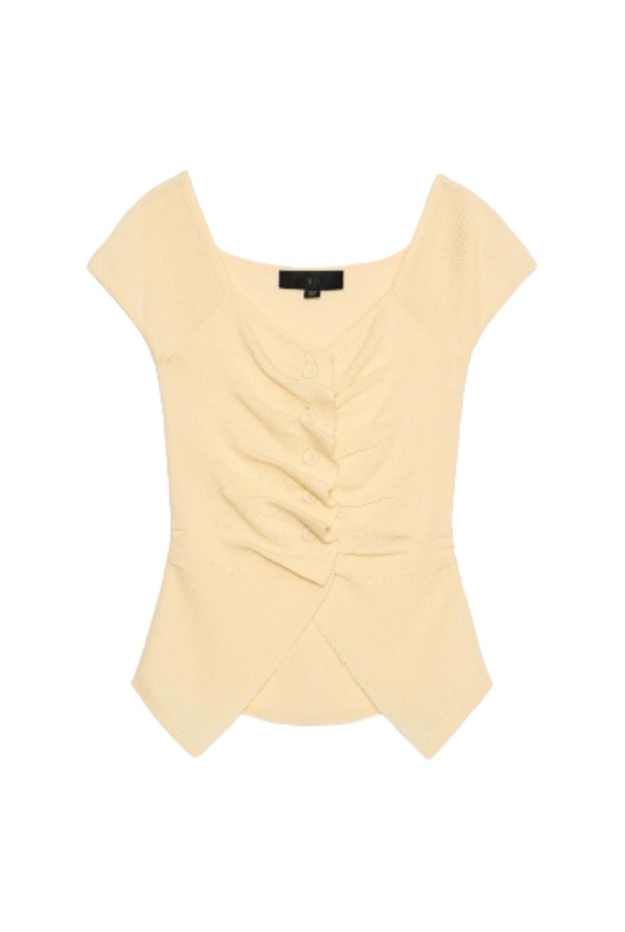 Zara Tops: Zara Butter Yellow Top Gr. M – Gebraucht aus Klingnau von Vdado