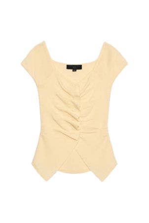 Zara Butter Yellow Top Gr. M