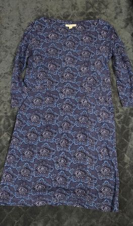 White Stuff Kleid, Gr. 34, Blaues Blumenmuster, Top!