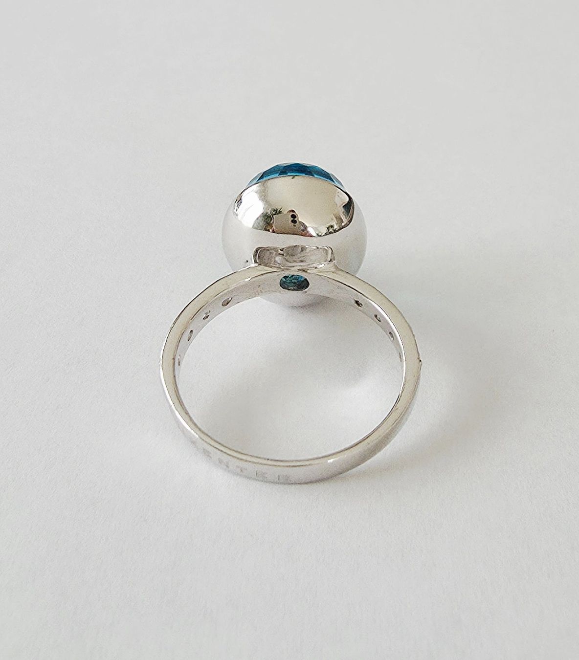 Anelli: Silberring (925) mit blauem Topas - NEU – Nuovo e nell'imballaggio originale da Uetikon am See venduto da Coralreef 5