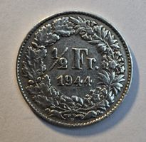 50 Rp. 1944 Silbermünze