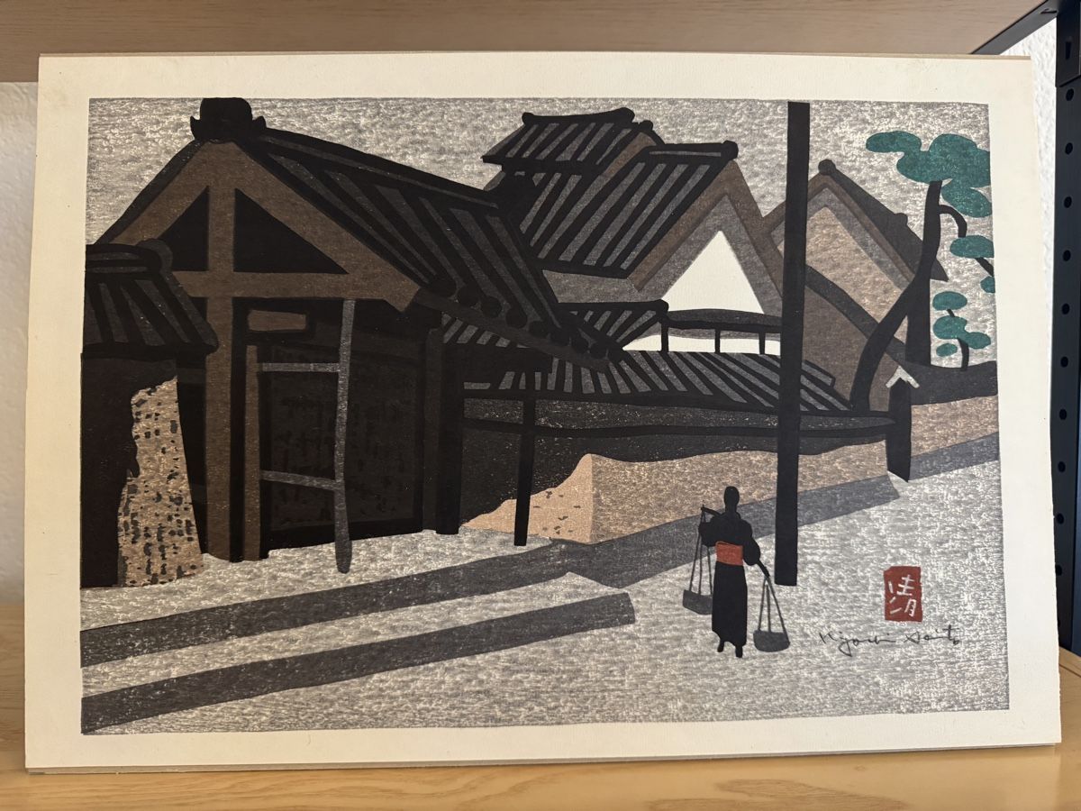 Xilografie: Holzschnitt von Kiyoshi Saito – Usato da Zürich venduto da WKND93