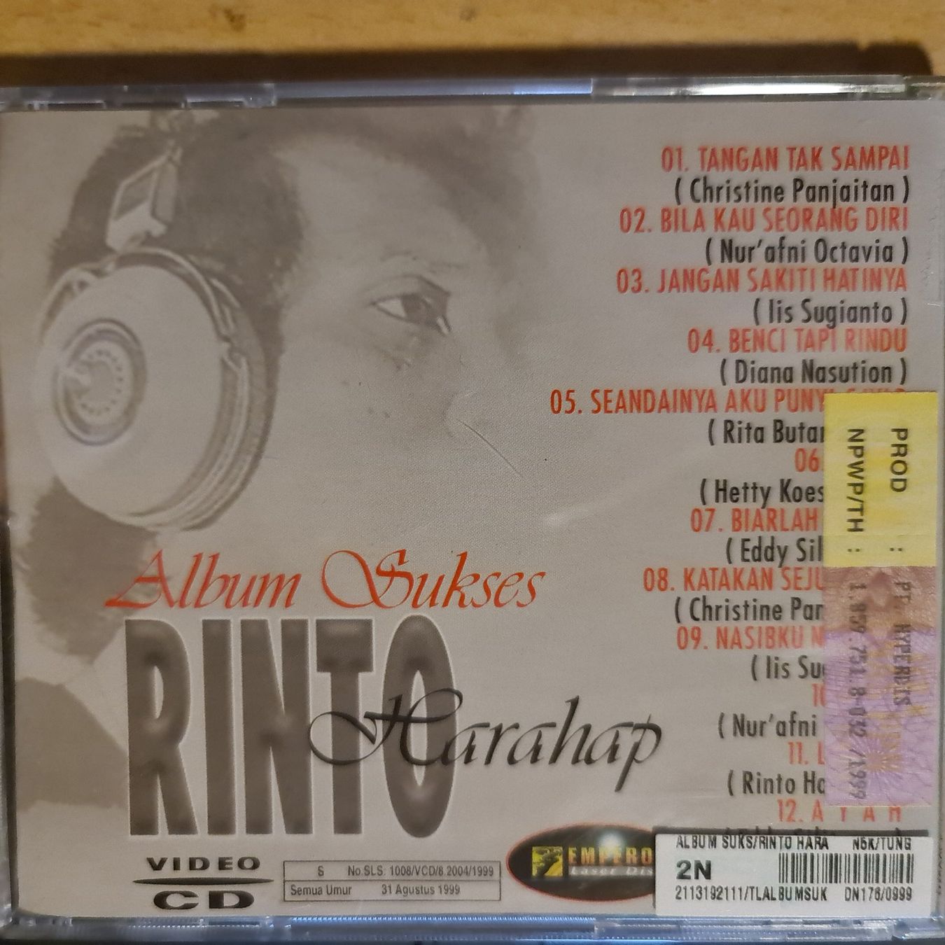 CDs: CD Rinto Harahap – Gebraucht aus Dintikon von Vexi 1