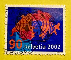 Nr.1059  GESTEMPELT UNO-Beitritt  2002   