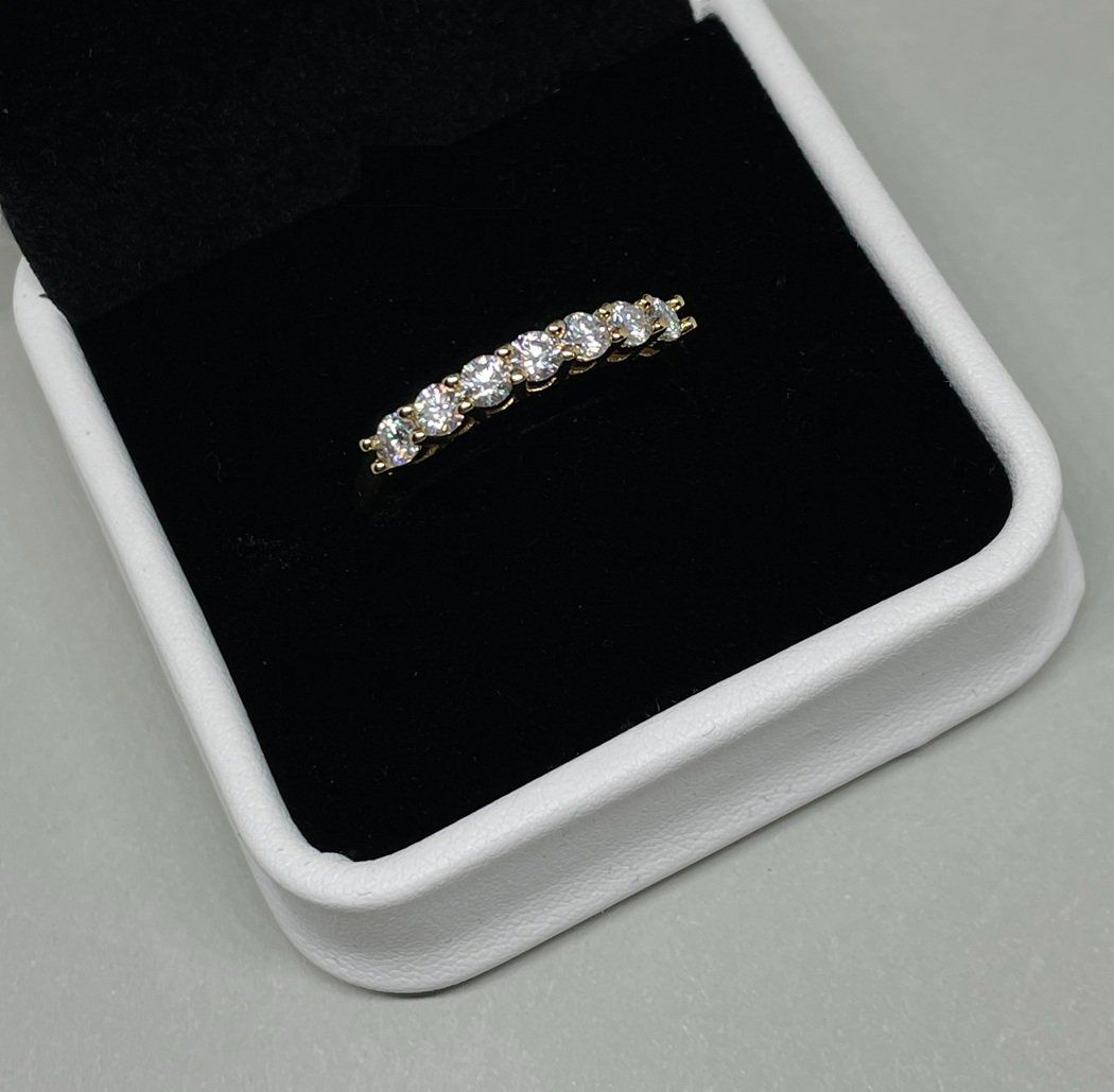 Moissanite-Diamant Ring, Silber 0.7 ct - Gr. 62 (Neu (gemäss ...