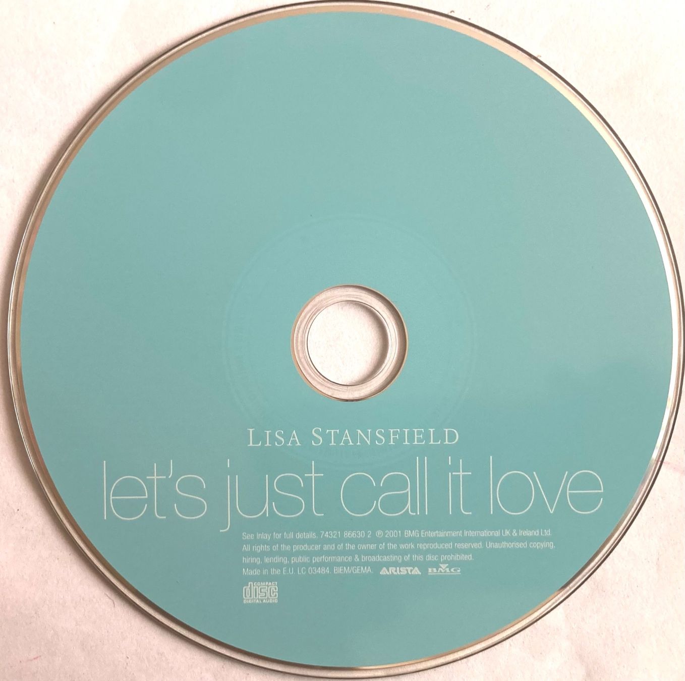 CD: LISA STANSFIELD - LET'S JUST CALL IT LOVE – Usato da Poliez-Pittet venduto da Newtown-Records 2