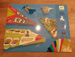 DJECO Avions, Origami-Flugzeuge basteln, 5er Set, neu!