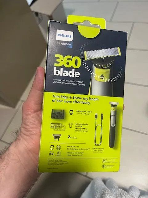 Philips Rasoi & Lamette da barba: Phlips Oneblade 360 rasoir face + body – Nuovo e nell'imballaggio originale da Noville venduto da Berlusconi55 1