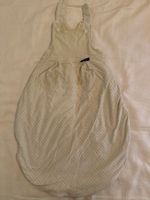 Alvi Babyschlafsack weiss gepunktet Gebrauchsspuren