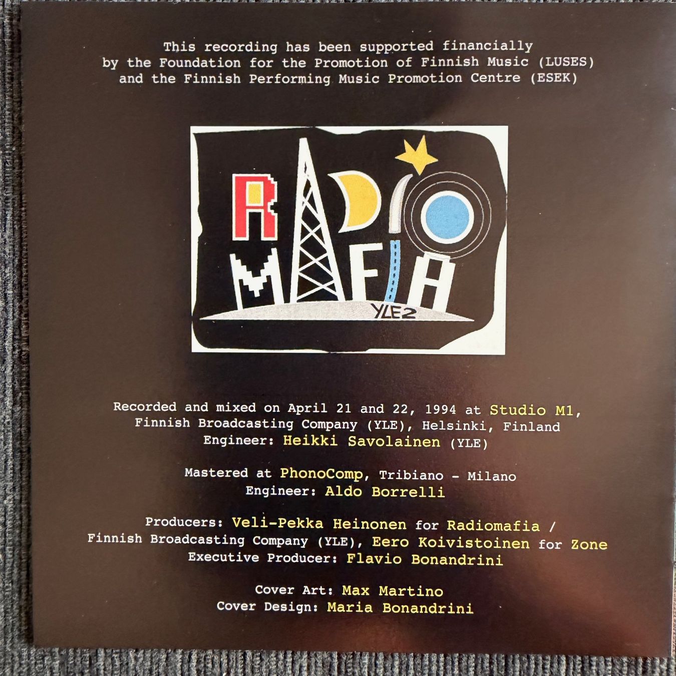 CD: Zone - First Definition w. Ron McClure (CD) Soul Note 1999 – Usato da Zug venduto da Mirare9 1