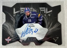 EHC Kloten Lethal Cannoneers Signature Axel Simic 29/45