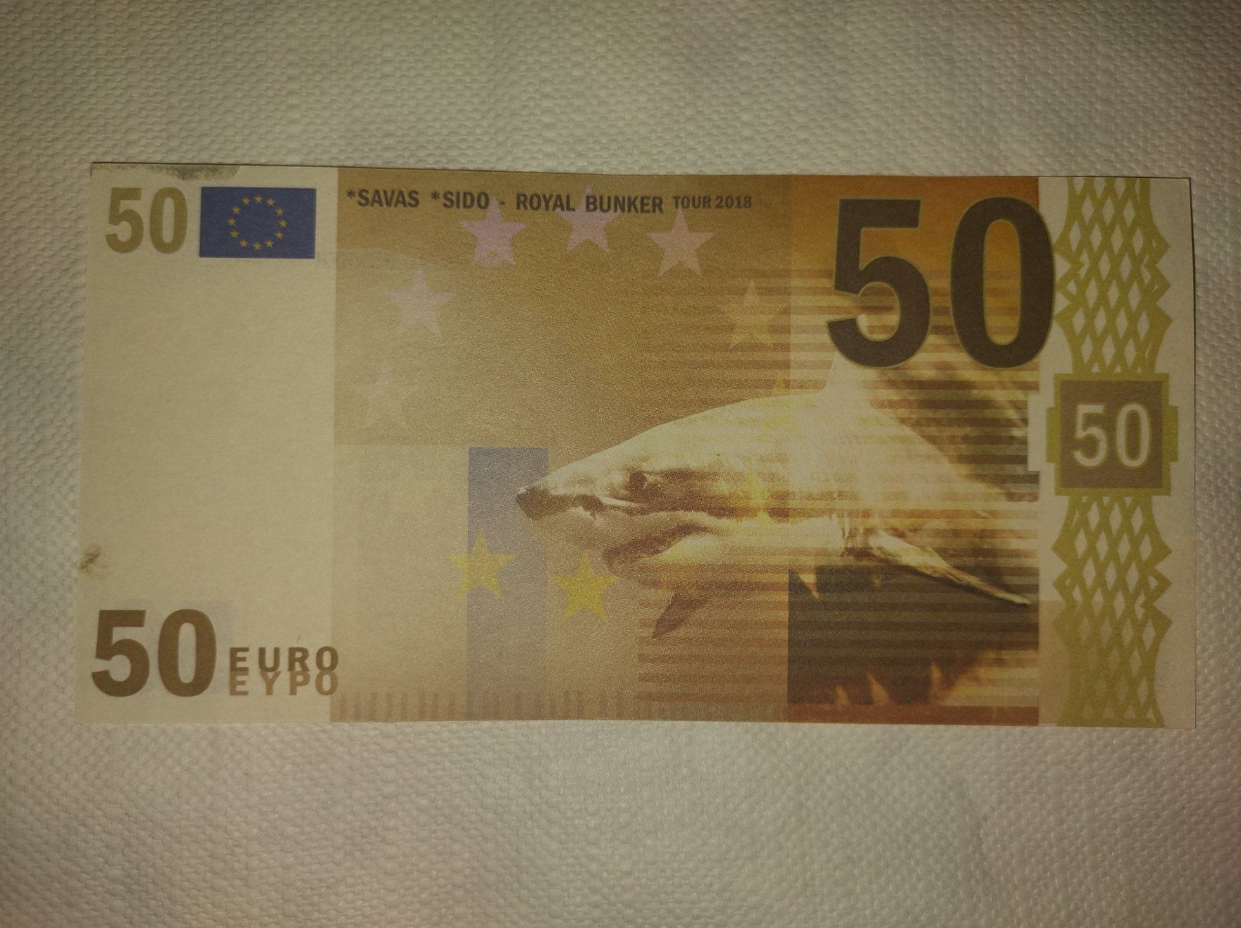 Banknoten: KOOL SAVAS SIDO ** PROMO EURO SCHEIN NOTE BANKNOTE ** – Gebraucht aus Lupfig von Womewome