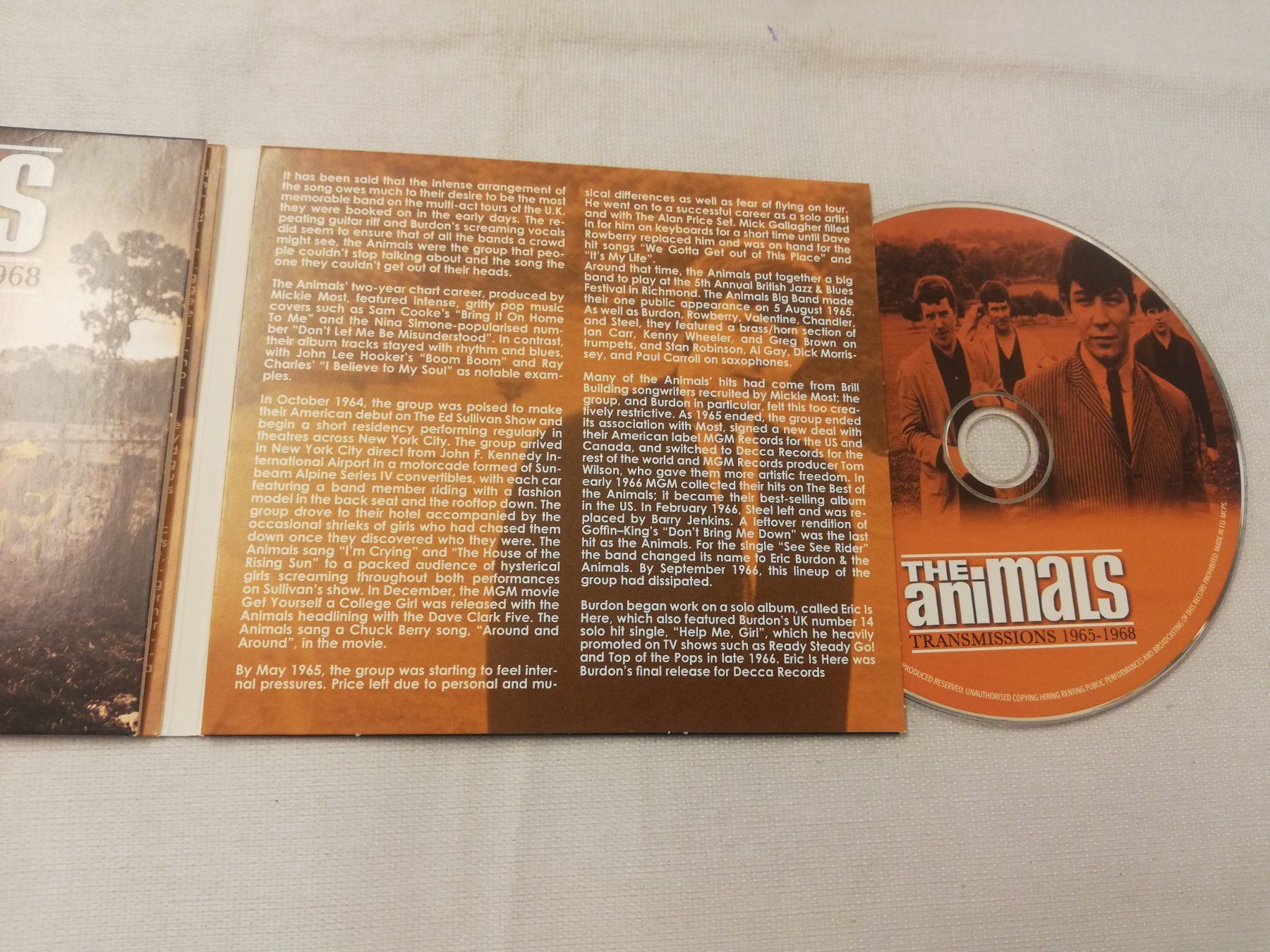 CD: THE ANIMALS - TRANSMISSIONS 1965 - 1968 – Usato da Bern venduto da Vinylsound.ch 3