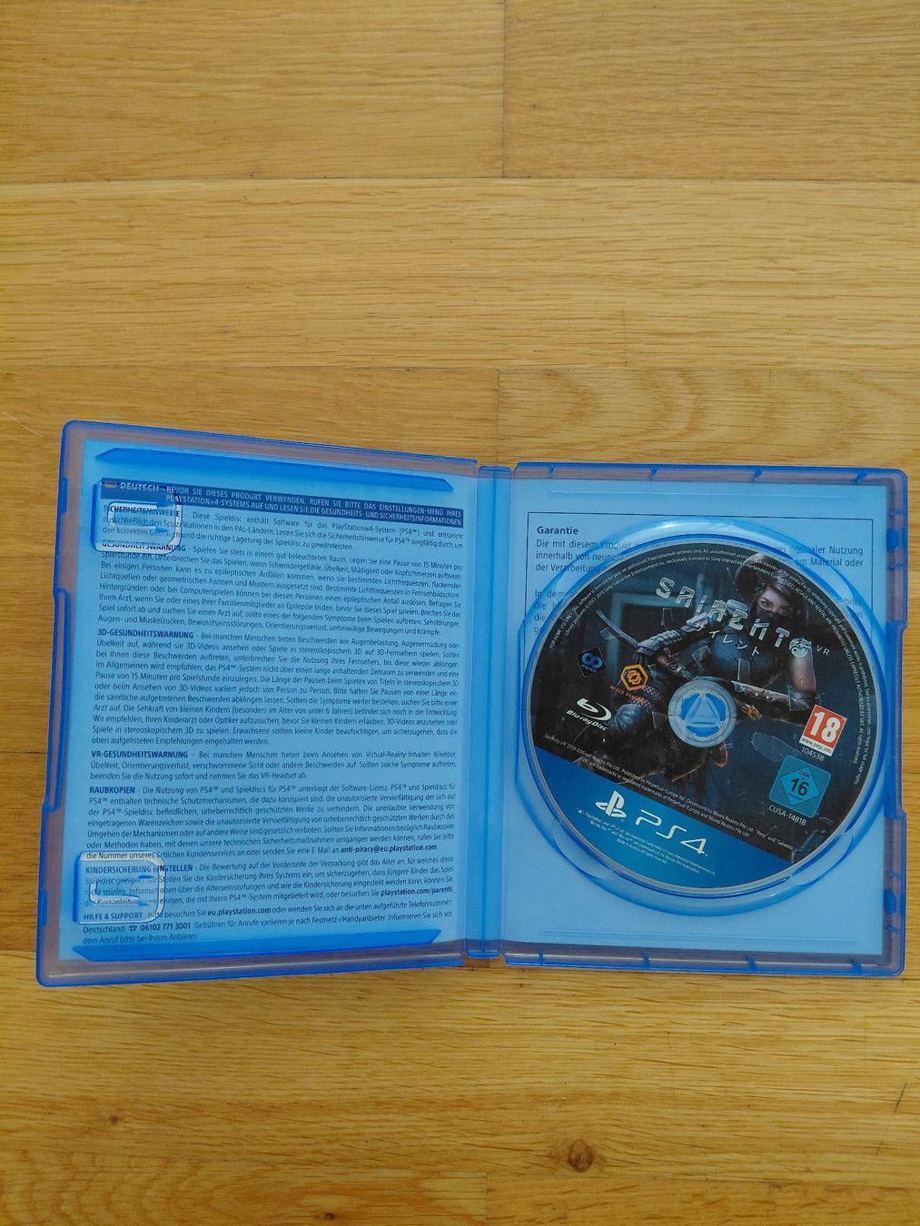 Sony Spiele: VR Sairento PS4 – Gebraucht aus Oberwil BL von kah_s55q 1