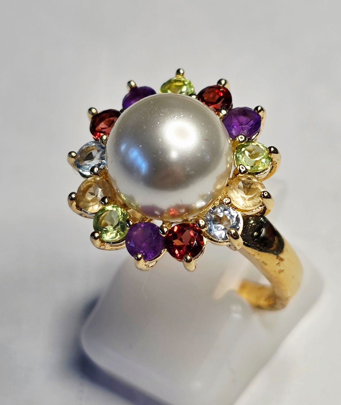 Bagues: Perle Multistone Fingerring – Neuf (Voir description) à Zürich par Benedikt21 5