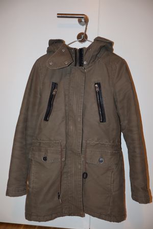 Damen Winterjacke Military Field Jacket Style – Khaki, Gr. S