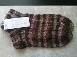 Kurzrohrsocken handgestrickt, Grösse: 46/47