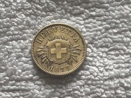 5 centimes/rappen 1877
