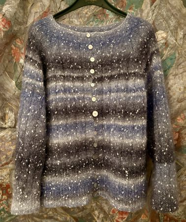 Pullover Wolle Mohair Gr. L, HANDARBEIT, WUNDERSCHÖN