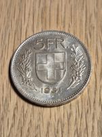 5 Franken 1951 - Silber -Top!
