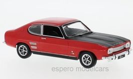 Ford Capri MK I 1700 GT 1968-1972 rot / matt-schwarz    1:43