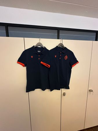 2x Original FC Basel Fan/Team Poloshirt von Macron – Grösse