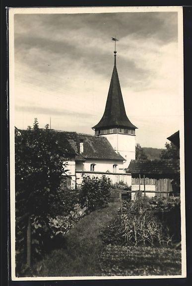 Ansichtskarten: AK Schlieren, An der Kirche, 1925 – Gebraucht aus Berlin von bartko-reher