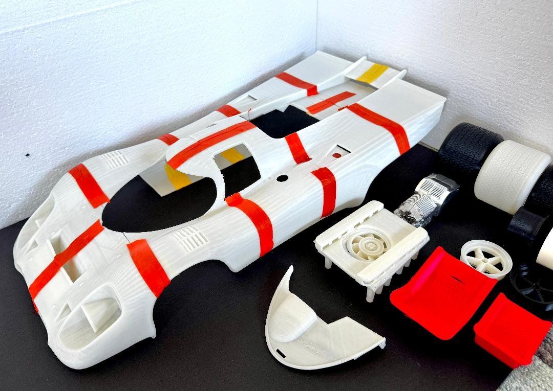 Porsche Modellini d'auto: 3D Printed Body PORSCHE 917 1:8 – Nuovo (secondo la descrizione) da Zürich venduto da Tapehead 1