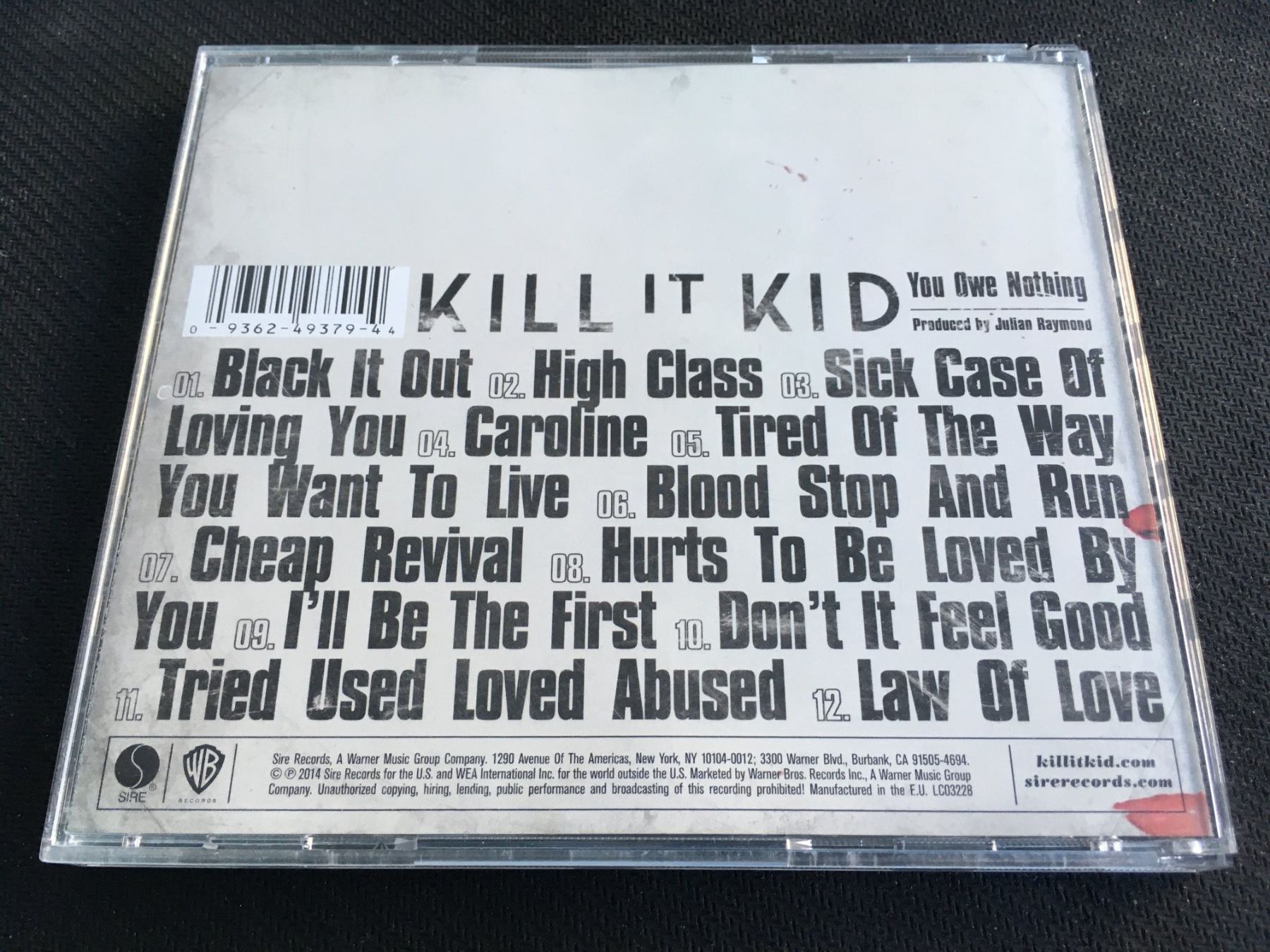 CDs: Kill it Kid - You owe nothing -CD- – Gebraucht aus St.Gallen von MedienJoe 2